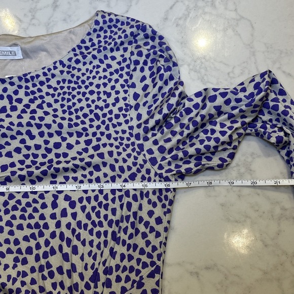 NWT St. Emile Hugo Amethyst Dress Women's Sz 8 Purple Gray - Picture 8 of 10